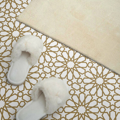 Quadratische wandpaneel selbstklebend Geometrie mit Sternmotiv