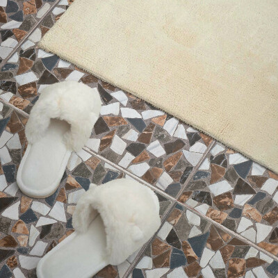 Quadratische wandpaneel selbstklebend Verschiedene Formen im Mosaikmuster