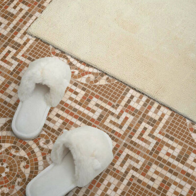 Quadratische wandpaneel Mosaik in Form von Kreisen