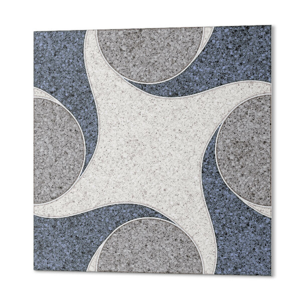 Quadratische wandpaneel Künstlerische Mosaikkomposition