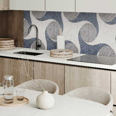 Quadratische wandpaneel Künstlerische Mosaikkomposition