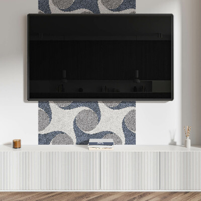 Quadratische wandpaneel Künstlerische Mosaikkomposition