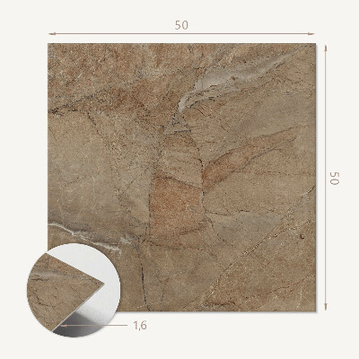 Quadratische wandpaneel selbstklebend Kreatives Design im Stein-Stil