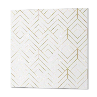 Quadratische wandpaneel selbstklebend Stilvolles geometrisches Muster mit Rauten