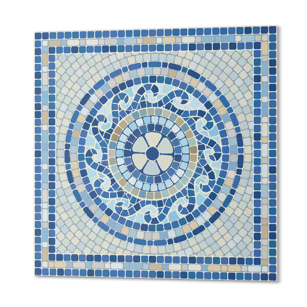 Quadratische wandpaneel Der Himmel in Mosaiktönen