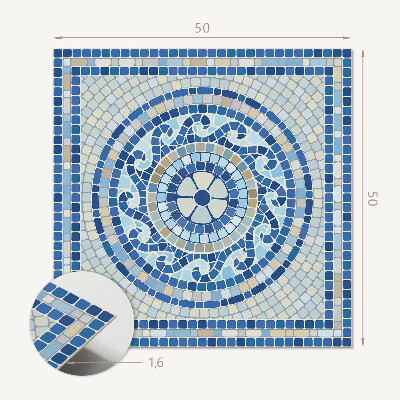 Quadratische wandpaneel Der Himmel in Mosaiktönen
