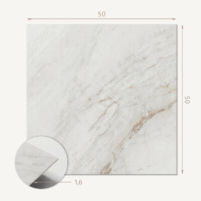 Quadratische wandpaneel selbstklebend Exquisites Marmormuster