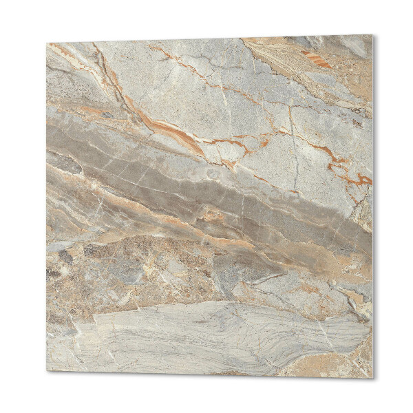 Quadratische wandpaneel Die Eleganz von Marmor mit sichtbaren Adern