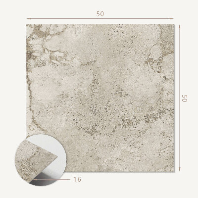 Quadratische wandpaneel selbstklebend Von Naturstein inspiriertes Muster