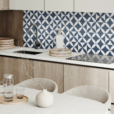 Quadratische wandpaneel selbstklebend Geometrische Blumen im modernen Stil