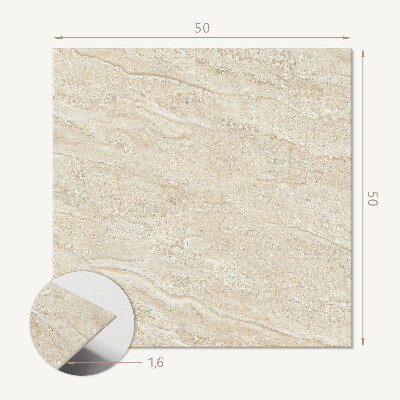 Quadratische wandpaneel Mineralienmotiv im Naturstil