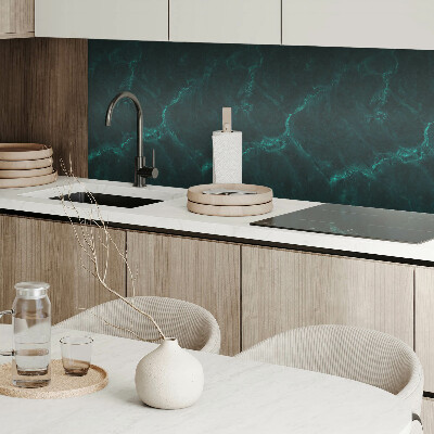 Quadratische wandpaneel Marmormotiv mit ausdrucksstarker Aderung