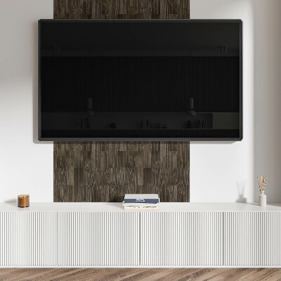 Quadratische wandpaneel Holzmotive in moderner Ausführung