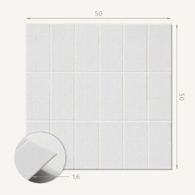 Quadratische wandpaneel selbstklebend Minimalistische Rechtecke in einem Mosaik