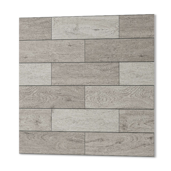 Quadratische wandpaneel selbstklebend Holz in harmonischen Tönen