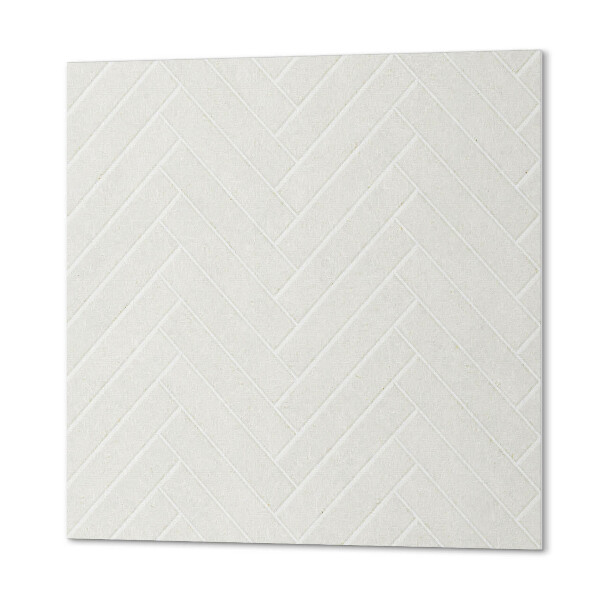 Quadratische wandpaneel Fischgräten-inspiriertes Design