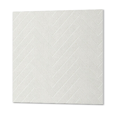 Quadratische wandpaneel Fischgräten-inspiriertes Design