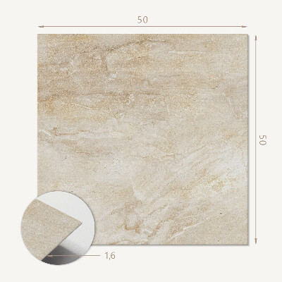 Quadratische wandpaneel Steinbasiertes Styling