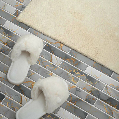 Quadratische wandpaneel selbstklebend Luxuriöses Marmordesign