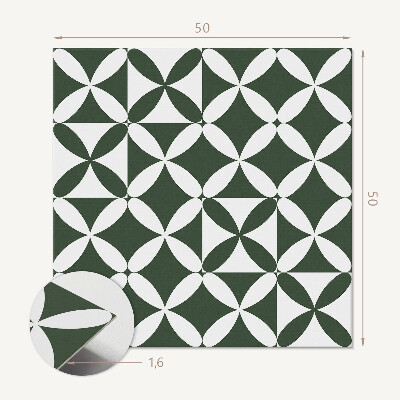 Quadratische wandpaneel Geometrisches Schachbrett im modernen Stil