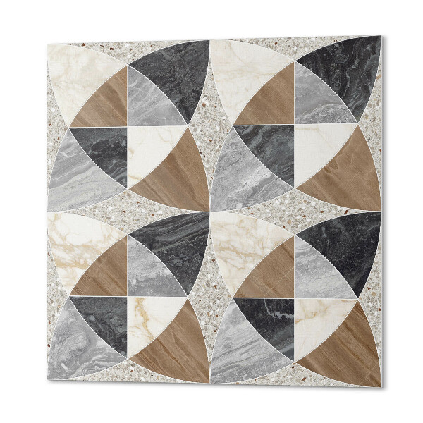 Quadratische wandpaneel Geometrische Fliesenmotive
