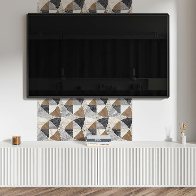 Quadratische wandpaneel Geometrische Fliesenmotive