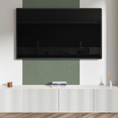 Quadratische wandpaneel selbstklebend Oliven-Stil