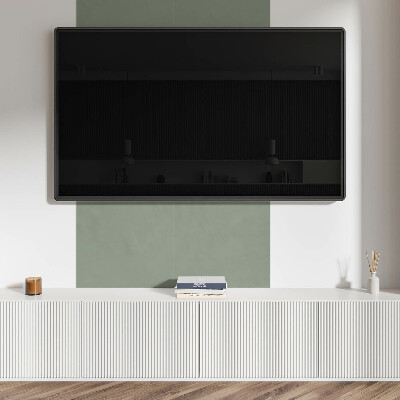 Quadratische wandpaneel selbstklebend Stilvolles Design in Grau und Grün