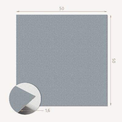 Quadratische wandpaneel Stilvolles Grau