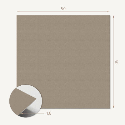 Quadratische wandpaneel Braune Harmonie