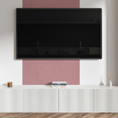 Quadratische wandpaneel selbstklebend Rosa Vibrationen
