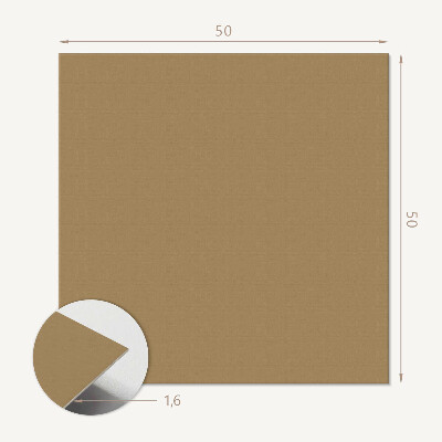 Quadratische wandpaneel Dunkelgelbe Inspiration