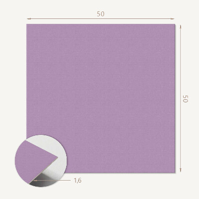 Quadratische wandpaneel Hellviolette Harmonie