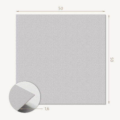 Quadratische wandpaneel Eleganz von Grau
