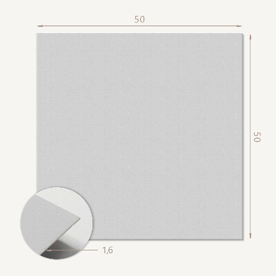 Quadratische wandpaneel Stilvolle Graumotive