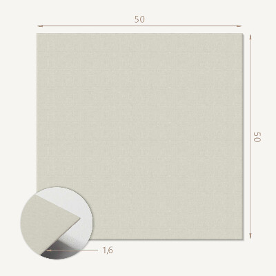 Quadratische wandpaneel selbstklebend Hellbeige Akzente
