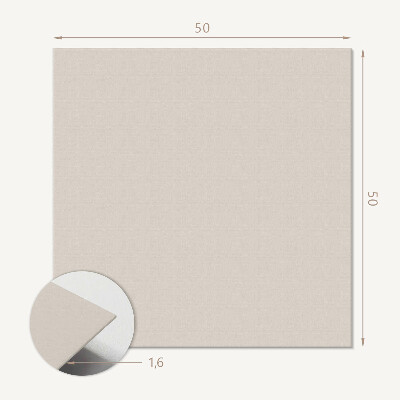 Quadratische wandpaneel Zartes Beige