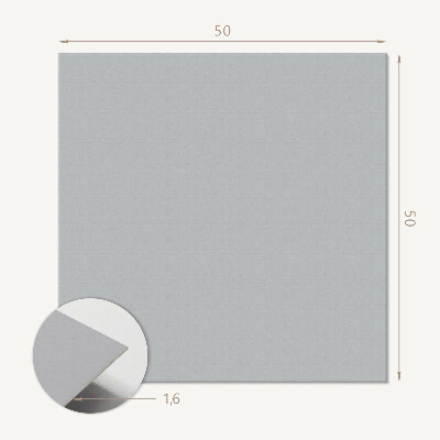 Quadratische wandpaneel Hellgrau mit Stil