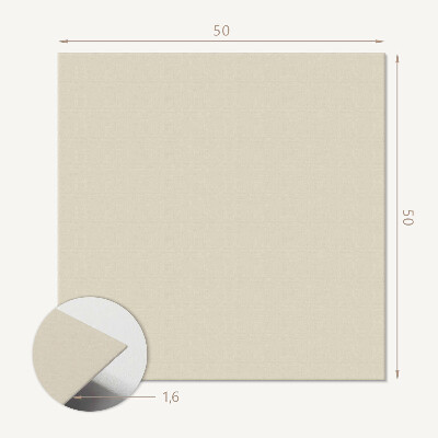 Quadratische wandpaneel Beige Komposition