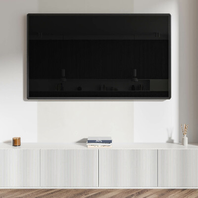 Quadratische wandpaneel selbstklebend Subtile Harmonie Elfenbein