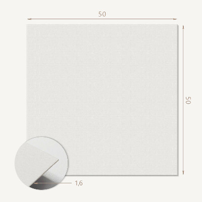 Quadratische wandpaneel selbstklebend Subtile Harmonie Elfenbein