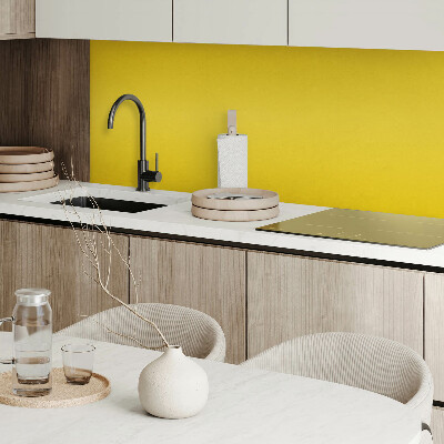 Quadratische wandpaneel Warmer Gelbton