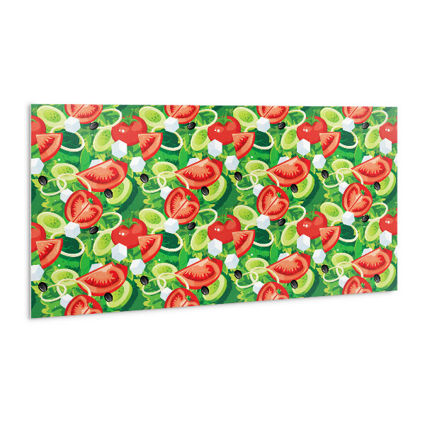 Wandpaneel Buntes Gemüse