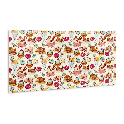 Wandpaneel Bunte Süßigkeiten
