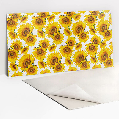 Wandpaneel selbstklebend Sonnenblumen