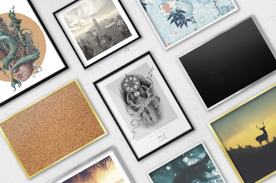 Zeitgemäßer gold Fotorahmen 50x50