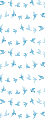 Rollo Blaue Vögel