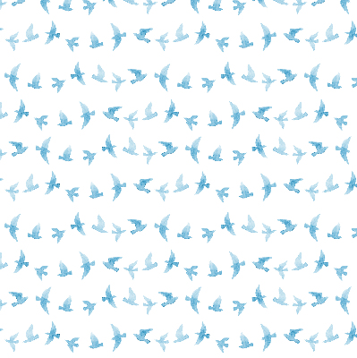 Rollo Blaue Vögel