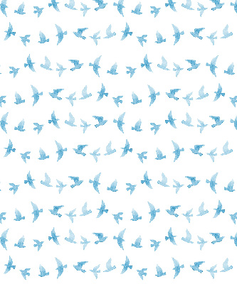 Rollo Blaue Vögel