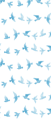 Rollo Blaue Vögel